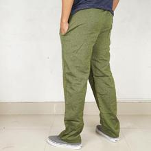 Linen Unisex Loose Pant Light Green