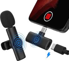 K9 Wireless Mic for Type C Smartphones K9 Wireless Microphone for YouTube Voice Recording Live Videos Vlog ASMR Podcast & Interview