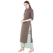 Harshana Women's Cotton Kurta With Palazzo Pant Set