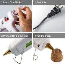 Hot Melt Glue Gun- White