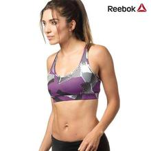 Reebok Purple/White Running Essential 2 Sports Bra For Women - BQ7490