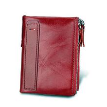 Hot!!! Genuine Leather Wallet Purses Coin Purse Female