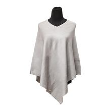 Acrylic Wool Poncho Plain