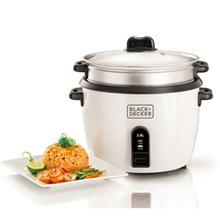 Black & Decker RC2850 1100W 2.8 L 11.8 Cup Rice Cooker, White