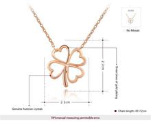 Rose Gold Toned Leaf Pendant Necklace For Women