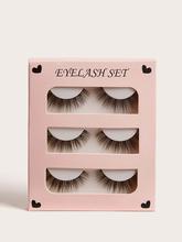 Thick False Eyelashes Set 3Pairs