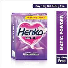 Henko Matic Top Load, 1kg (Free 500gm)