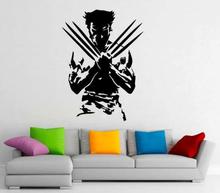 W1 - Wolverine Logan Decorative Wall Sticker - 76cm*61cm - Black