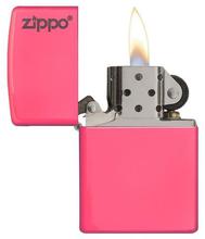 Neon Pink Zippo Logo (28886ZL)