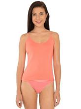 Jockey Blush Pink Simple Comfort Spaghetti Top For Women - 1487