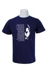 Wosa - Aegon Of House Text Blue Tshirt For Men