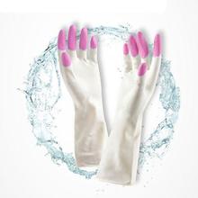 Long Sleeve Latex Kitchen Wash Dish-Washing Gloves