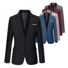 Oeak 2018 HOT Men Casual Blazers Jackets Solid Plus size