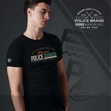 Police F535 Bodysize Round Neck Cotton T-Shirt - Black