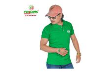 Virjeans Green Polo Neck Tshirt for Men (VJC 690)