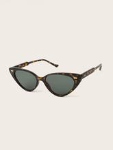 Tortoiseshell Frame Cat Eye Sunglasses