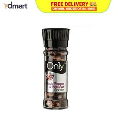 On1y - Black Pepper & Pink Salt Grinder (80GM)