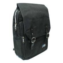 Black Double Compartment Backpack 2018-07