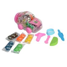 Multicolored Car Figured Play Dough Box For Kids - TK311