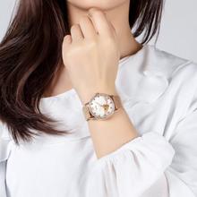 Skmei 9255 Fashion Luxury 3Bar Waterproof Women Luxury Stainless Steel Watch Waterproof Automatic Diamond Mechanical Watch