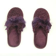 Furs Designed Winter Fleece Slip-Ons For Women