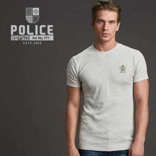 Police FT1 Bodysize Round Neck T-Shirt  - Cream