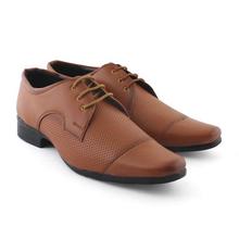 Berkins Berkins Leather Look Formals Lace Up Shoes(Tan) Lace Up For
