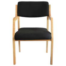 SoIid Visitor Chair (Peacock-1) - Black