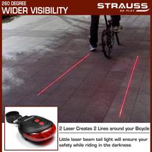 Strauss Bicycle Tail Light With Laser