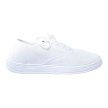 White Concord Lace-Up School Shoes For Girls