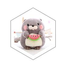 Cute Groundhog Doll Plush Toy Kids Grey 42006602