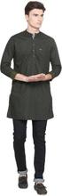 Peter England Men’s Straight Kurta – Green