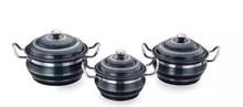 Handi Set Of 3 Pieces  Kadai- Color Assorted