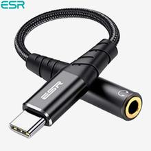 ESR USB Type-C to 3.5 mm Female Headphone Jack Adapter USB-C to Aux Audio Dongle