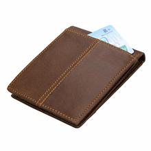 Top Quality Men's Wallet Genuine Leather Wallet Men Splice