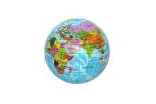 World Map Printed Ball For Kids (Multicolor)