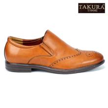 Takura Tan Slip-on Formal Shoes For Men: L149LY