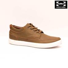 Caliber Shoes Mehendi Casual Lace Up Shoes For Men - (536 O)