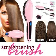 Fast Hair Straightener  Brush Comb