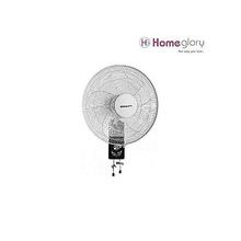 Homeglory HG-WF802 16'' Wall Fan With Remote - Black