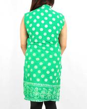 Saavya Design'S Women Printed Green Kurti
