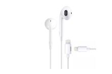 Wiwu C100 Earbuds-Lightning Connector-White