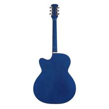 Clapton Venus Blue Acoustic Guitar With Cover