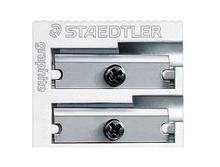 Staedtler Double Hole Metal Sharpener for Pencil and Colored Pencil (1-Each) 510 20BK