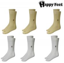 Happy Feet Pack of 6 Pairs of 100% Cotton Gentlemen Socks (1015)