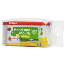 Pigeon Hand and Mouth Wet Tissues - 20 Sheets - 2 in 1 Pack