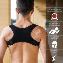 New Upper Back Posture Corrector Posture Clavicle Support Corrector Back Straight Shoulders Brace Strap Correct