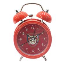 Arsenal Round Mini Alarm Table Clock – Red