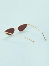 Cat Eye Tinted Lens Sunglasses