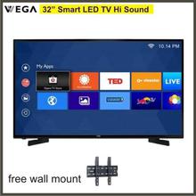Wega 32" LED Smart Android TV, Double Glass Protection Hi Sound System